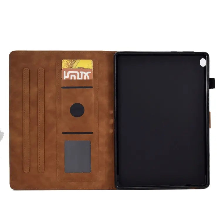 Tower Embossed Leather Smart Tablet Case For Lenovo M10 For Lenovo Tab M10 Gen 2 For Lenovo M10 Plus For Lenovo Tab M10