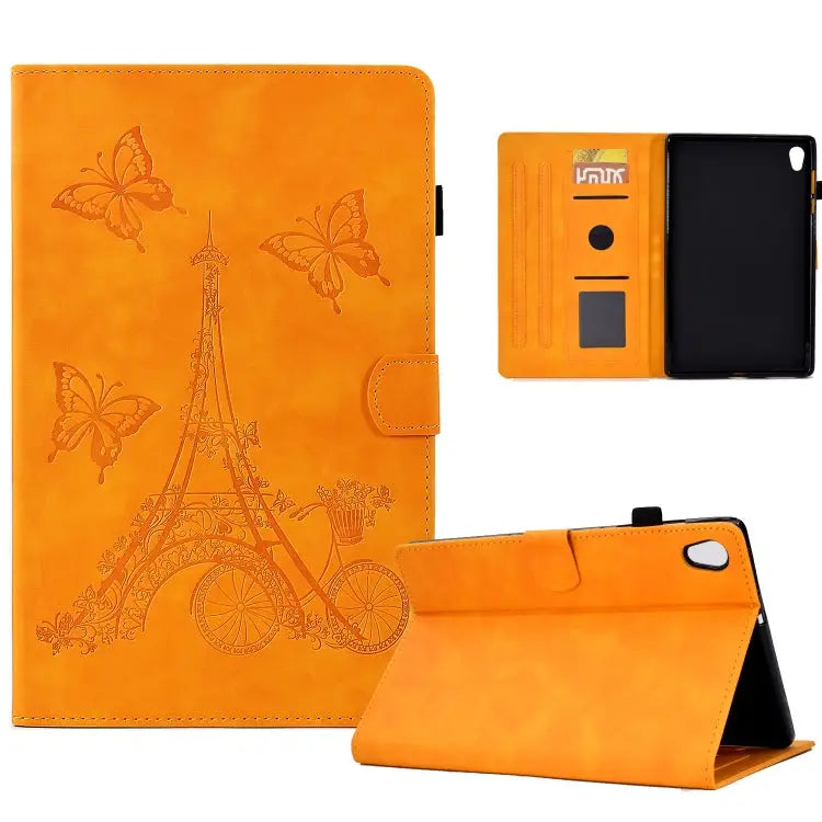 Tower Embossed Leather Smart Tablet Case For Lenovo M10 For Lenovo Tab M10 Gen 2 For Lenovo M10 Plus For Lenovo Tab M10
