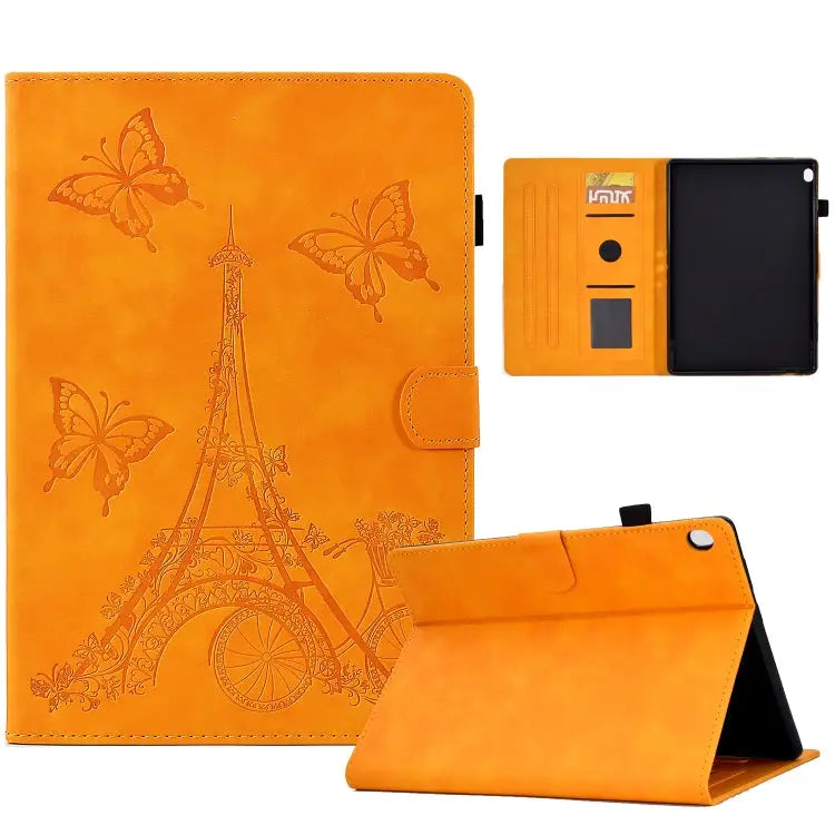 Tower Embossed Leather Smart Tablet Case For Lenovo M10 For Lenovo Tab M10 Gen 2 For Lenovo M10 Plus For Lenovo Tab M10
