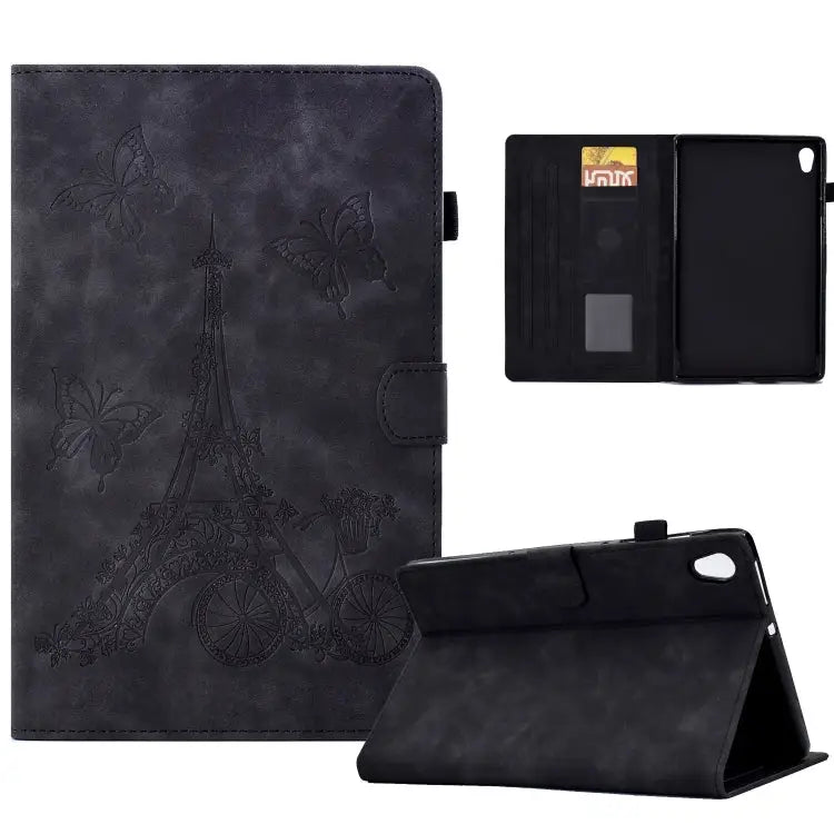 Tower Embossed Leather Smart Tablet Case For Lenovo M10 For Lenovo Tab M10 Gen 2 For Lenovo M10 Plus For Lenovo Tab M10