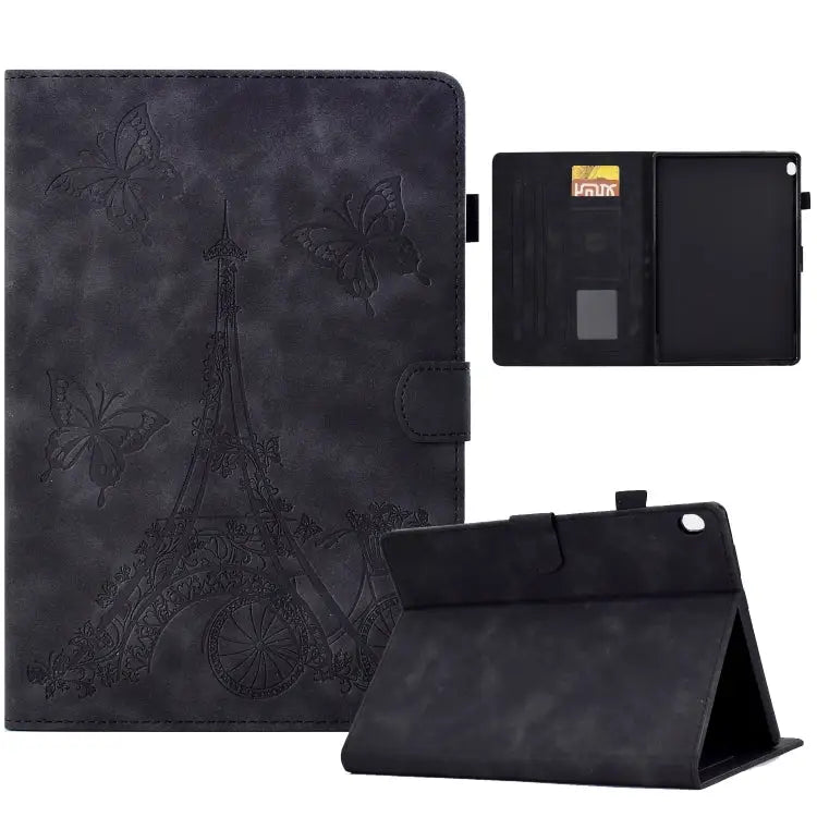 Tower Embossed Leather Smart Tablet Case For Lenovo M10 For Lenovo Tab M10 Gen 2 For Lenovo M10 Plus For Lenovo Tab M10