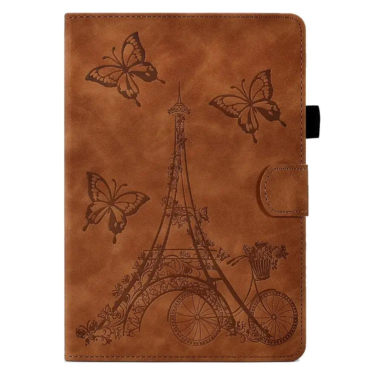 Tower Embossed Leather Smart Tablet Case For Lenovo Tab P11 - Mobile Accessories