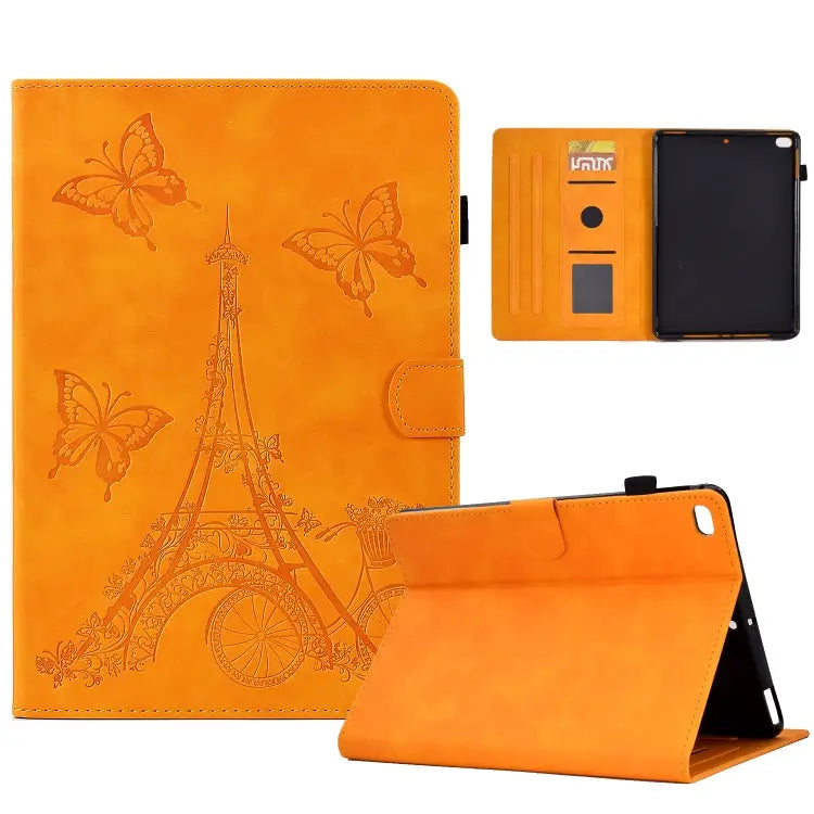 Tower Embossed Leather Smart Tablet Case For Samsung Galaxy Tab A8 10.5 2021 X205 For iPad 10.2 2021/2020/2019 / 10.5