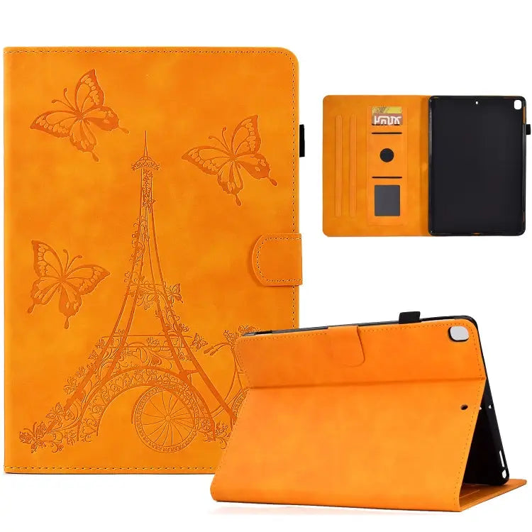 Tower Embossed Leather Smart Tablet Case For Samsung Galaxy Tab A8 10.5 2021 X205 For iPad 10.2 2021/2020/2019 / 10.5