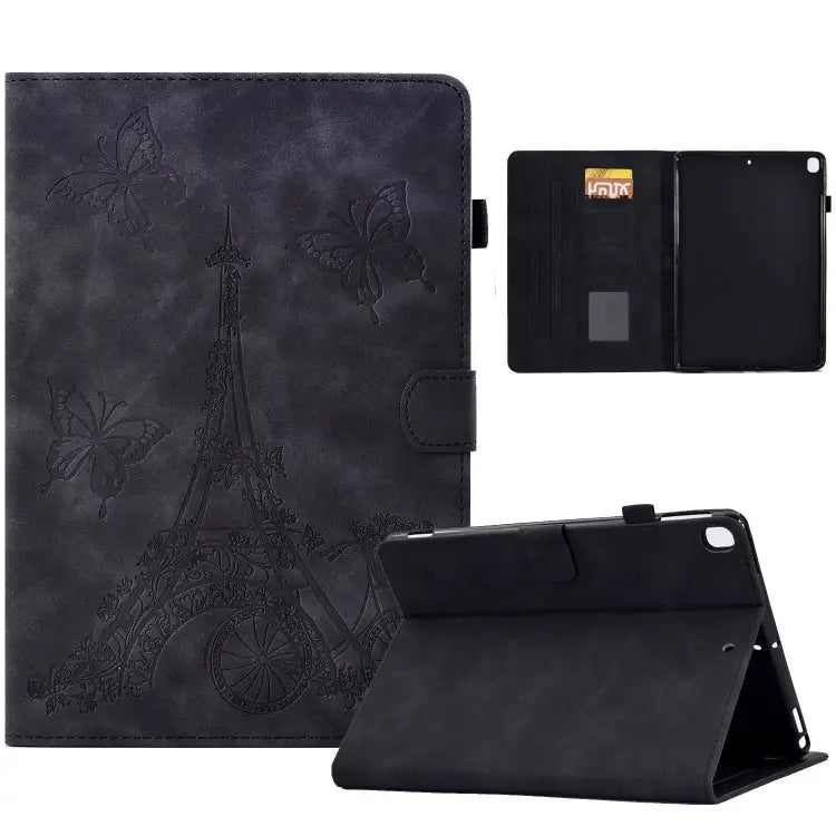 Tower Embossed Leather Smart Tablet Case For Samsung Galaxy Tab A8 10.5 2021 X205 For iPad 10.2 2021/2020/2019 / 10.5
