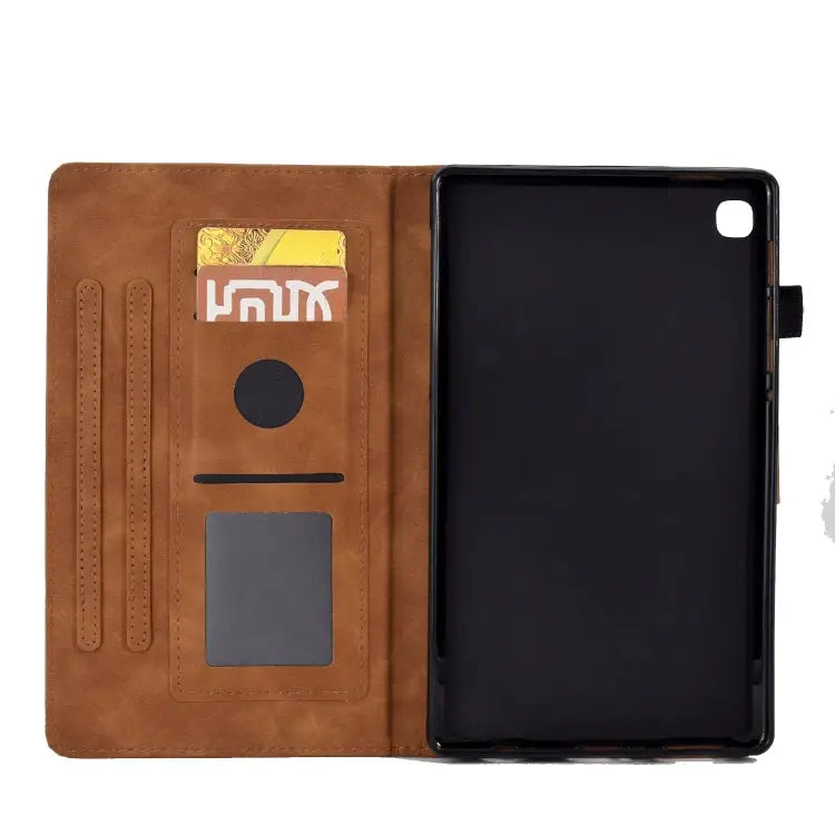 Tower Embossed Leather Smart Tablet Case For Samsung Galaxy Tab S6 Lite P610 For Samsung Galaxy Tab A 8.0 T350