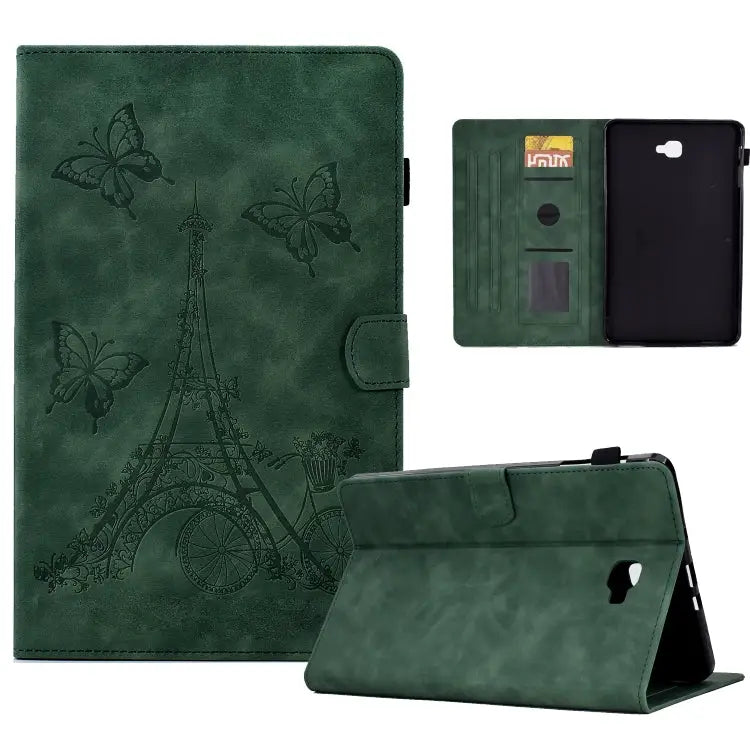 Tower Embossed Leather Smart Tablet Case For Samsung Galaxy Tab S6 Lite P610 For Samsung Galaxy Tab A 8.0 T350