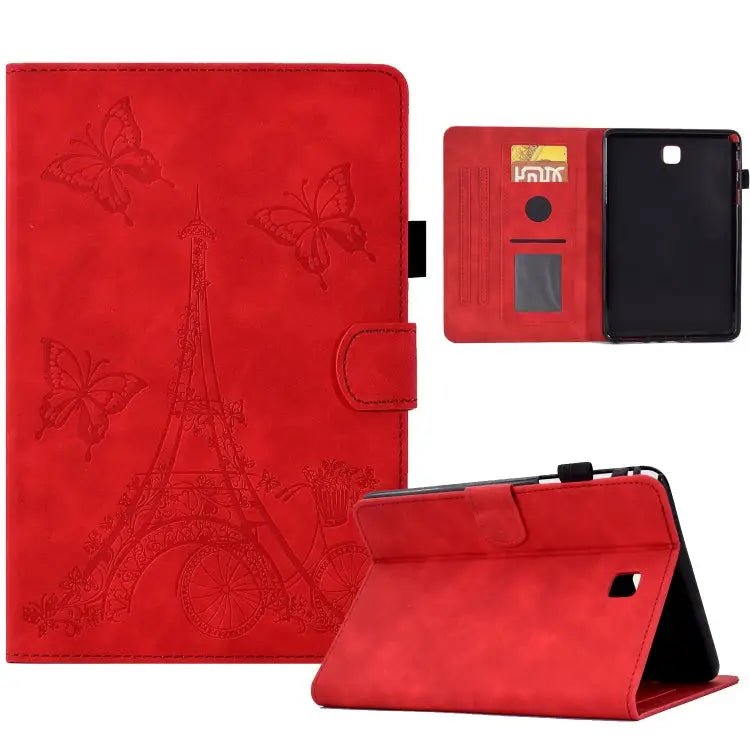 Tower Embossed Leather Smart Tablet Case For Samsung Galaxy Tab S6 Lite P610 For Samsung Galaxy Tab A 8.0 T350