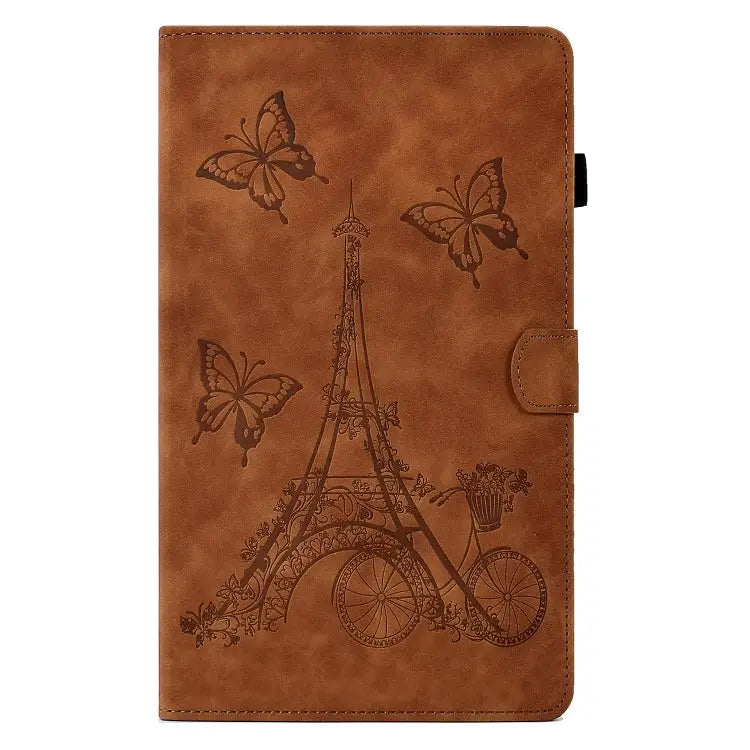 Tower Embossed Leather Smart Tablet Case For Samsung Galaxy Tab S6 Lite P610 For Samsung Galaxy Tab A 8.0 T350