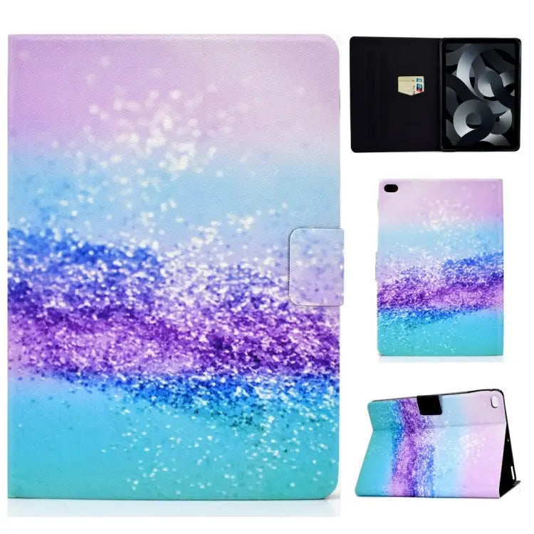 TPU Electric Pressed Horizontal Flip Leather Case with Holder & Card Slot & Sleep / Wake-up Function For iPad 10.2
