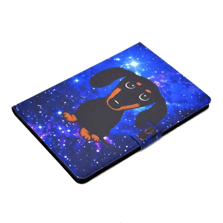 TPU Electric Pressed Horizontal Flip Leather Case with Holder & Card Slot & Sleep / Wake-up Function For iPad 10.2