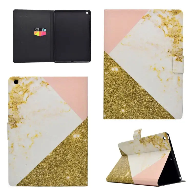 TPU Horizontal Flip Leather Case with Holder & Card Slot & Sleep / Wake-up Function For iPad 4 For iPad 10.2 / 10.5