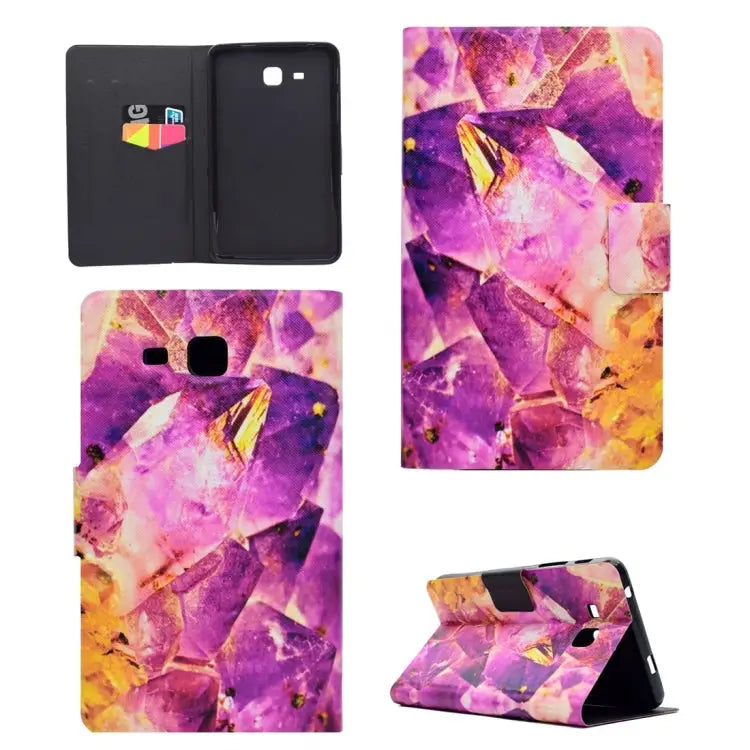 TPU Horizontal Flip Leather Case with Holder & Card Slot & Sleep / Wake-up Function For Galaxy Tab A 7.0 (2016) T280