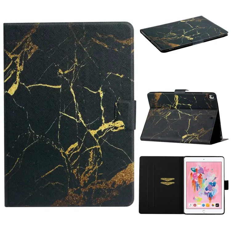 TPU Horizontal Flip Leather Case with Holder & Card Slot & Sleep / Wake-up Function For iPad 4 For iPad 10.2 / 10.5