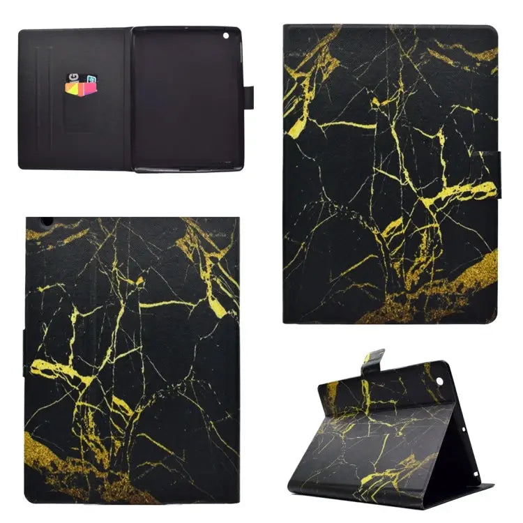 TPU Horizontal Flip Leather Case with Holder & Card Slot & Sleep / Wake-up Function For iPad 4 For iPad 10.2 / 10.5