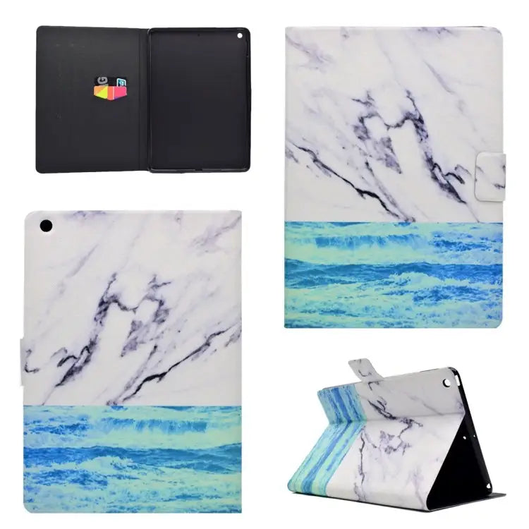 TPU Horizontal Flip Leather Case with Holder & Card Slot & Sleep / Wake-up Function For iPad 4 For iPad 10.2 / 10.5