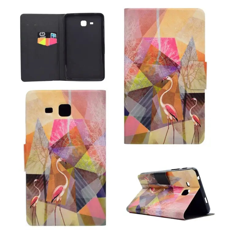 TPU Horizontal Flip Leather Case with Holder & Card Slot & Sleep / Wake-up Function For Galaxy Tab A 7.0 (2016) T280