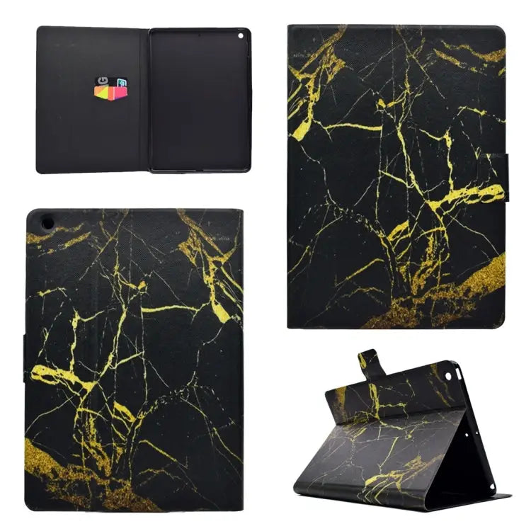 TPU Horizontal Flip Leather Case with Holder & Card Slot & Sleep / Wake-up Function For iPad 4 For iPad 10.2 / 10.5