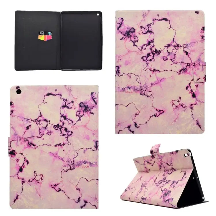 TPU Horizontal Flip Leather Case with Holder & Card Slot & Sleep / Wake-up Function For iPad 4 For iPad 10.2 / 10.5