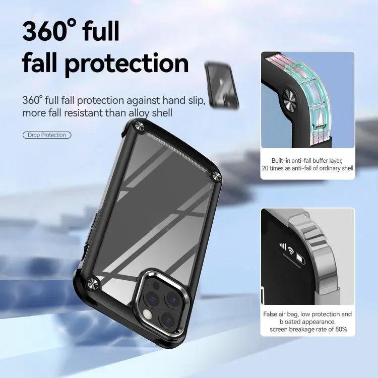 TPU + PC Lens Protection Phone Case For iPhone 12 Pro Max For iPhone 11 For iPhone 11 Pro For iPhone 11 Pro Max - Apple