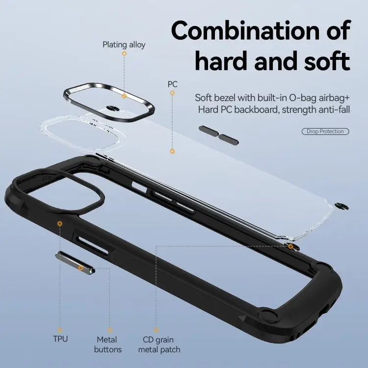 TPU + PC Lens Protection Phone Case For iPhone 12 Pro Max For iPhone 11 For iPhone 11 Pro For iPhone 11 Pro Max - Apple