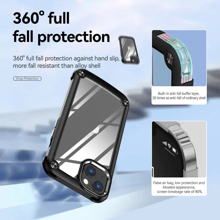 TPU + PC Lens Protection Phone Case For iPhone 13 For iPhone 13 Pro For iPhone 13 Pro Max For iPhone 12 / 12 Pro