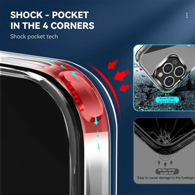 TPU + PC Transparent Shockproof Phone Case For iPhone 14 Pro Max For iPhone 14 Pro For iPhone 14 Plus For iPhone 14