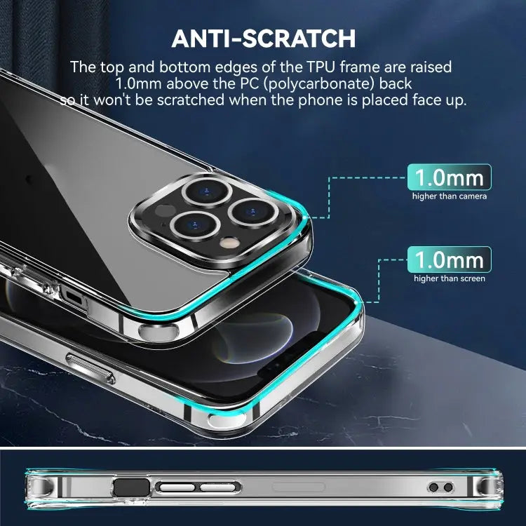 TPU + PC Transparent Shockproof Phone Case For iPhone 14 Pro Max For iPhone 14 Pro For iPhone 14 Plus For iPhone 14