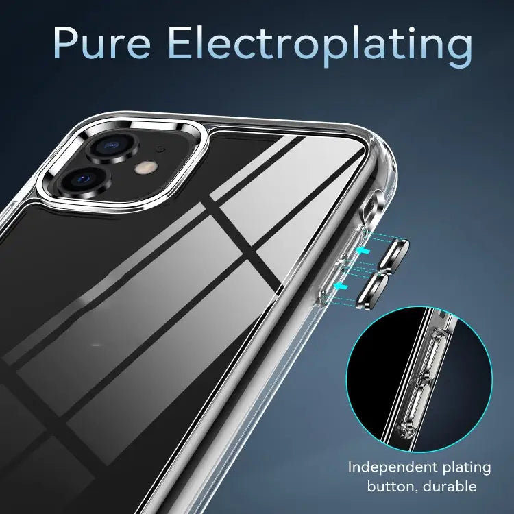 TPU + PC Transparent Shockproof Protective Case For iPhone 11 For iPhone 11 Pro For iPhone 11 Pro Max For iPhone 12 Pro