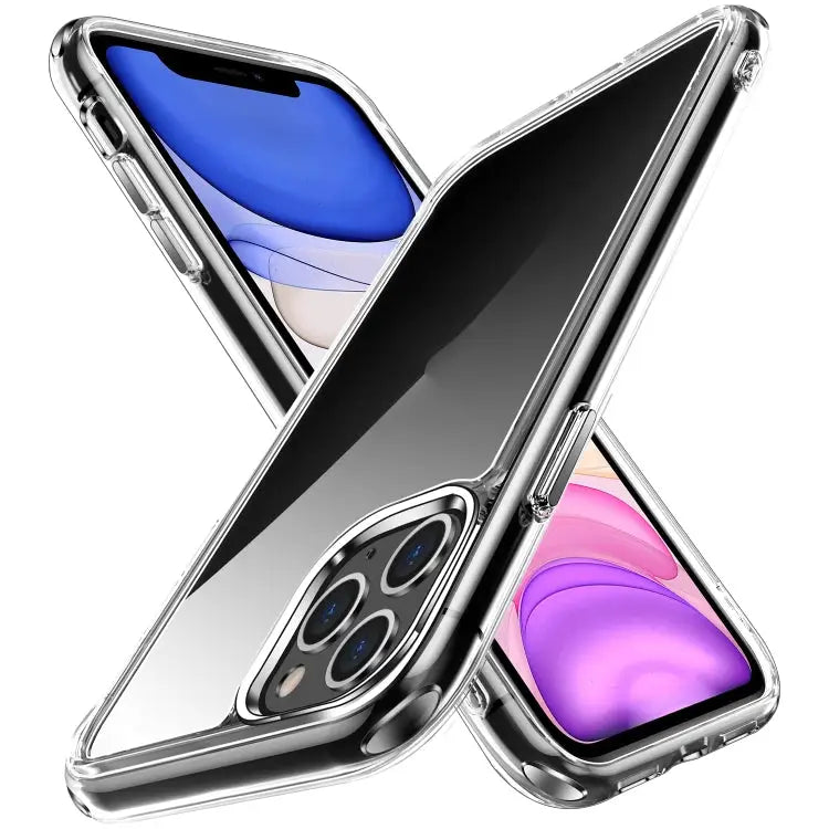 TPU + PC Transparent Shockproof Protective Case For iPhone 11 For iPhone 11 Pro For iPhone 11 Pro Max For iPhone 12 Pro