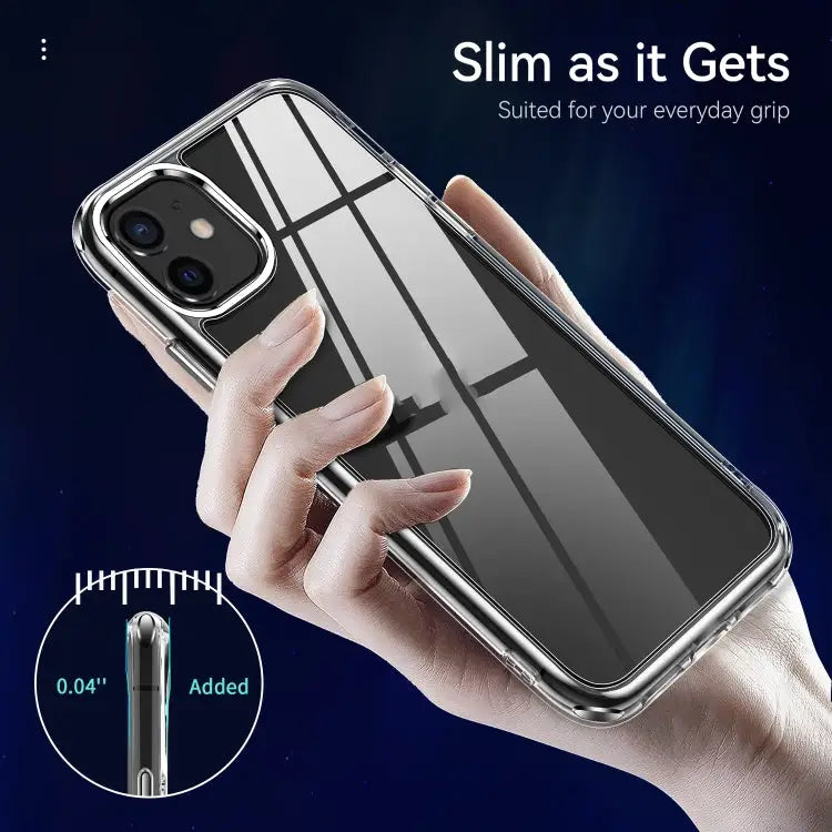 TPU + PC Transparent Shockproof Protective Case For iPhone 11 For iPhone 11 Pro For iPhone 11 Pro Max For iPhone 12 Pro