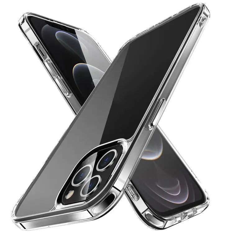 TPU + PC Transparent Shockproof Protective Case For iPhone 11 For iPhone 11 Pro For iPhone 11 Pro Max For iPhone 12 Pro