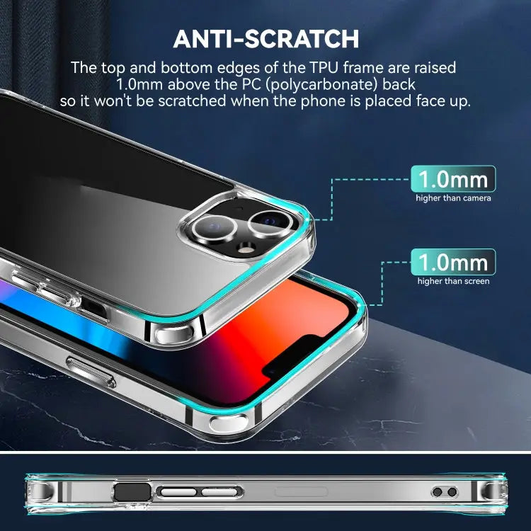TPU + PC Transparent Shockproof Protective Case For iPhone 13 For iPhone 13 Mini For iPhone 13 Pro For iPhone 13 Pro