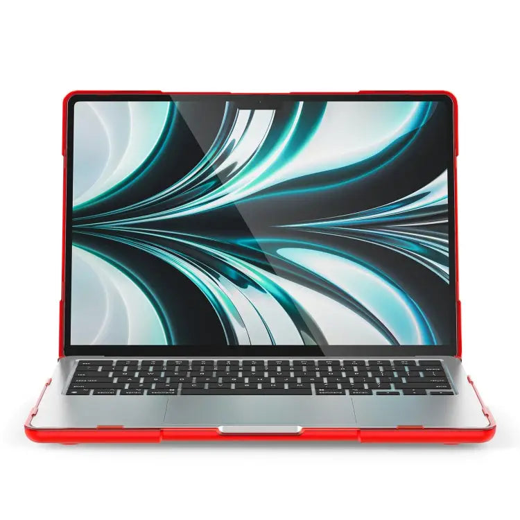 TPU + PC Two-color Anti-fall Laptop Protective Case For MacBook Air 13.6 inch A2681 2022 / M3 2024 A3113 / M4 2025