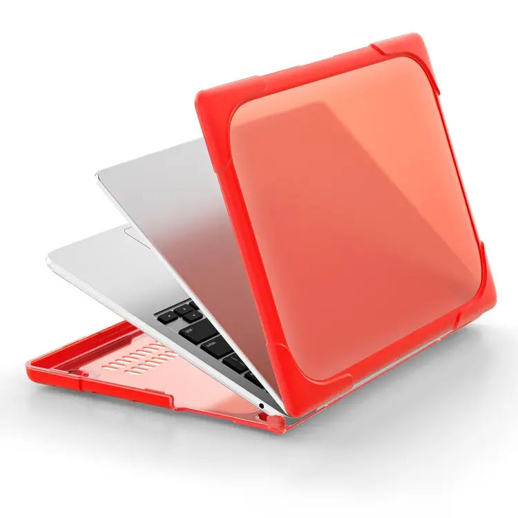 TPU + PC Two-color Anti-fall Laptop Protective Case For MacBook Air 13.6 inch A2681 2022 / M3 2024 A3113 / M4 2025