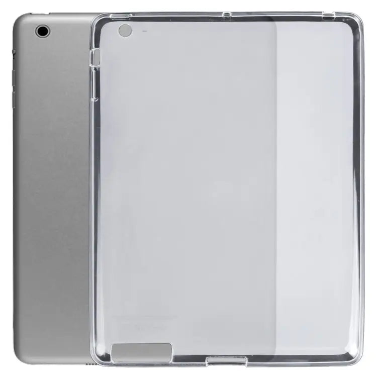TPU Tablet Case For iPad 4 / 3 / 2 For iPad 4 / 3 / 2 / 1 - For iPad 4 / 3 / 2 / Frosted Clear - Apple Accessories