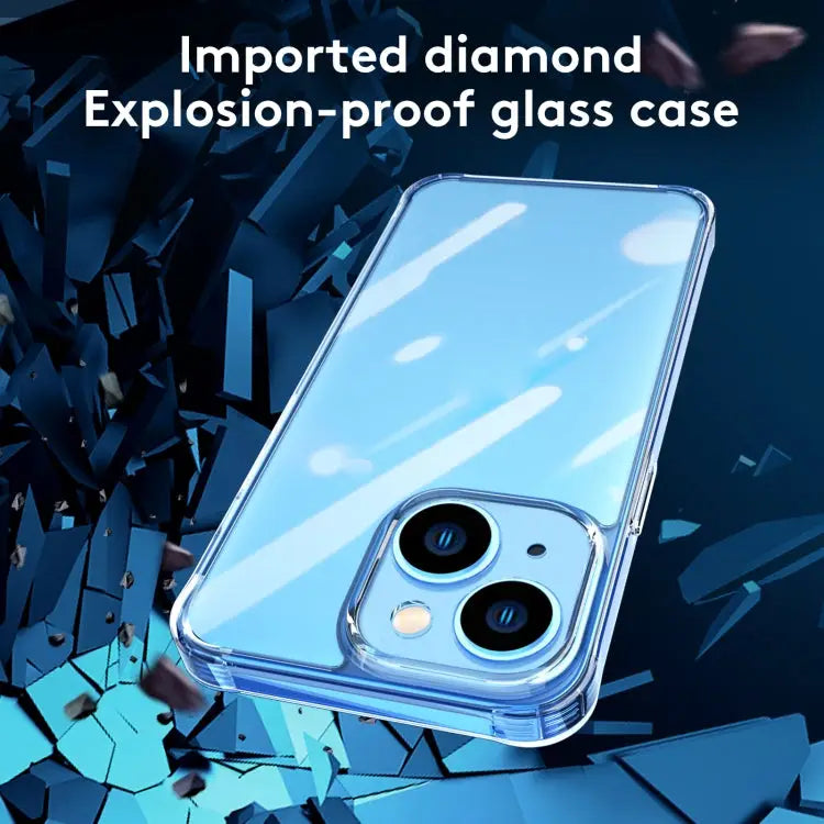TPU + Tempered Glass Shockproof Phone Case For iPhone 13 For iPhone 13 Pro For iPhone 13 Pro Max For iPhone 12 mini