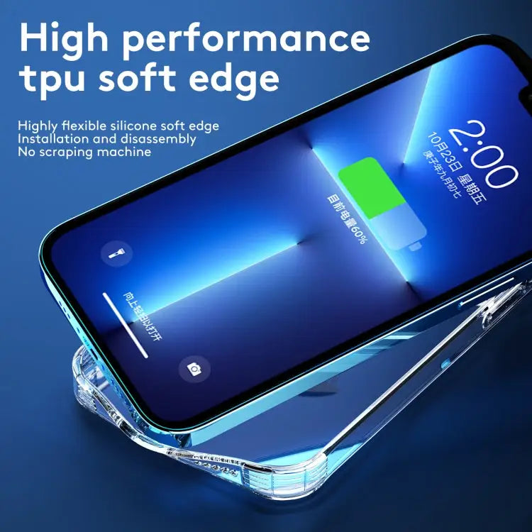 TPU + Tempered Glass Shockproof Phone Case For iPhone 13 For iPhone 13 Pro For iPhone 13 Pro Max For iPhone 12 mini