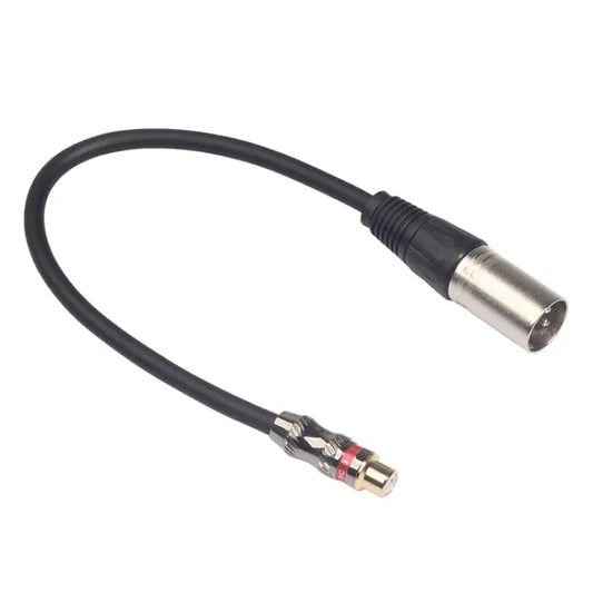 TR026K17-03 RCA Female to XLR Male Audio Cable Length: 0.3m RCA Female to XLR Male - RCA Female to XLR Male