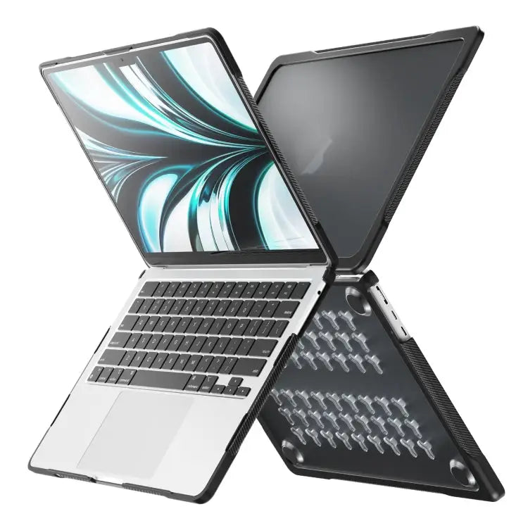 Translucent Laptop Protective Case For MacBook Air 13.6 inch A2681 2022 / M3 2024 A3113 / M4 2025 A3240 - For MacBook