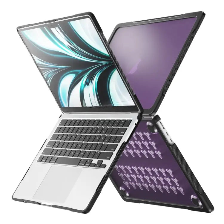 Translucent Laptop Protective Case For MacBook Air 13.6 inch A2681 2022 / M3 2024 A3113 / M4 2025 A3240 - For MacBook