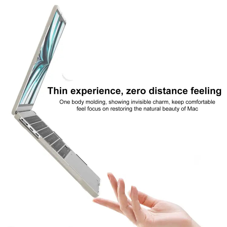 Translucent Laptop Protective Case For MacBook Air 13.6 inch A2681 2022 / M3 2024 A3113 / M4 2025 A3240