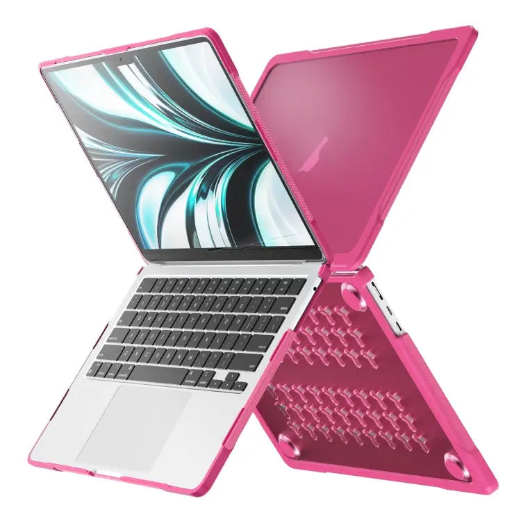 Translucent Laptop Protective Case For MacBook Air 13.6 inch A2681 2022 / M3 2024 A3113 / M4 2025 A3240 - For MacBook