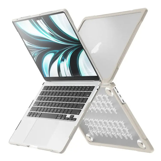 Translucent Laptop Protective Case For MacBook Air 13.6 inch A2681 2022 / M3 2024 A3113 / M4 2025 A3240 - For MacBook