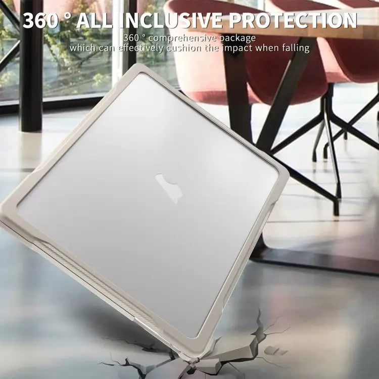 Translucent Laptop Protective Case For MacBook Air 13.6 inch A2681 2022 / M3 2024 A3113 / M4 2025 A3240