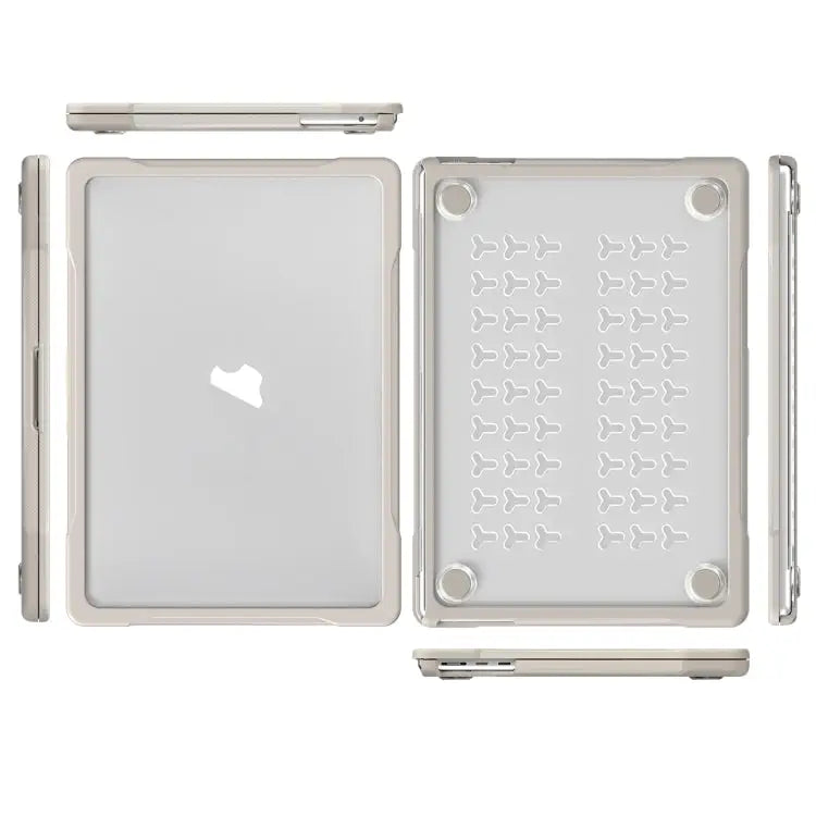 Translucent Laptop Protective Case For MacBook Air 13.6 inch A2681 2022 / M3 2024 A3113 / M4 2025 A3240
