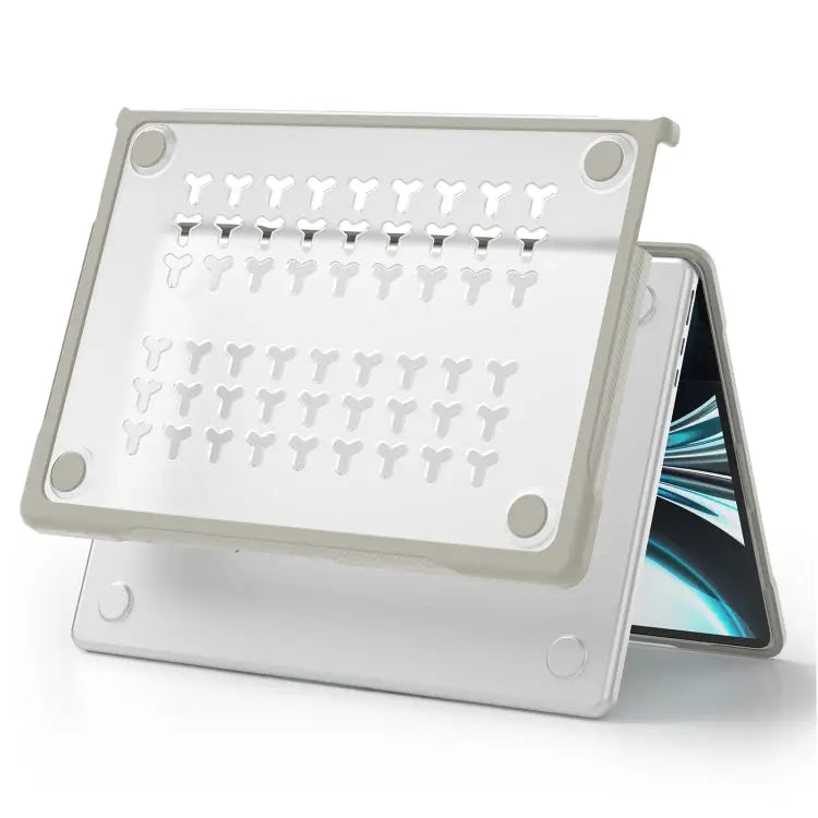 Translucent Laptop Protective Case For MacBook Air 13.6 inch A2681 2022 / M3 2024 A3113 / M4 2025 A3240