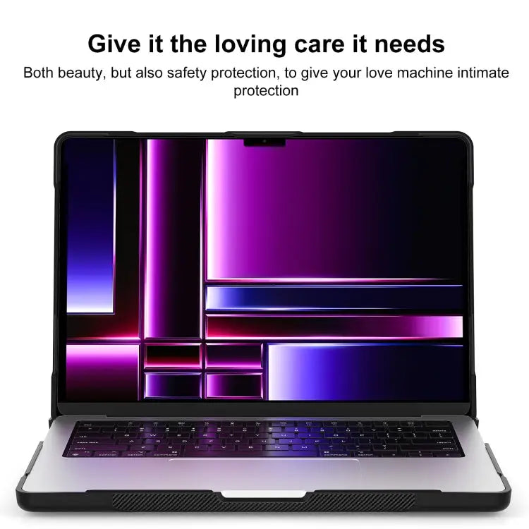 Translucent Laptop Protective Case For MacBook Pro 14.2 inch 2023 / 2021 For MacBook Pro 13.3 inch A2338