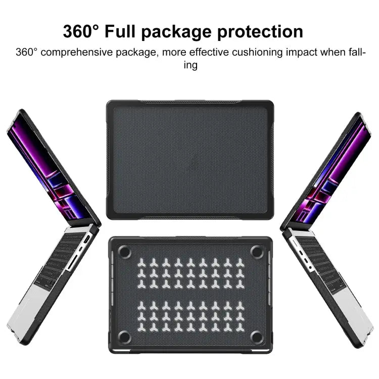 Translucent Laptop Protective Case For MacBook Pro 14.2 inch 2023 / 2021 For MacBook Pro 13.3 inch A2338