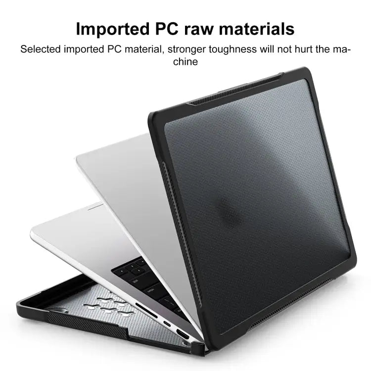 Translucent Laptop Protective Case For MacBook Pro 14.2 inch 2023 / 2021 For MacBook Pro 13.3 inch A2338